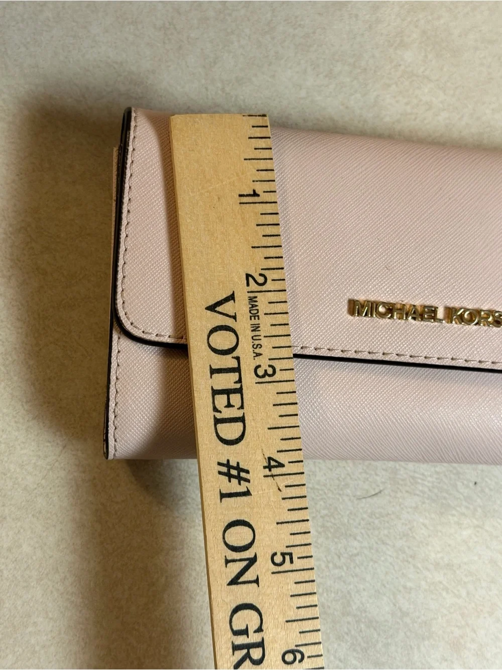 Michael Kors Pink Saffiano Crossbody Tote with Matching Wallet